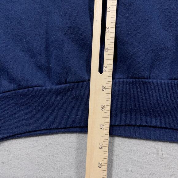 Vintage Sweatshirt Adult‎ XL Blue Nautical Embroidered Pullover USA Made 80s - Picture 6 of 10